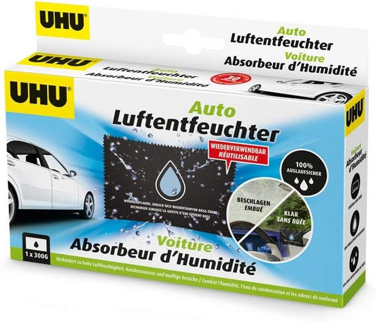 Uhu Auto Luftentfeuchter Autopflege gegen muffige Gerüche & Beschlagene Scheiben
