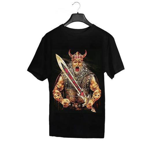Wild Clothing Wikinger T-Shirt Größe XXL Baumwolle Fantasy Metal Biker Gothic
