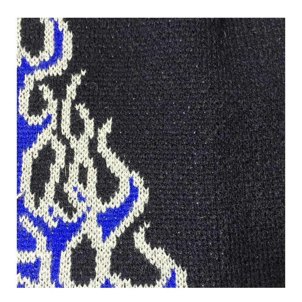 Strickmütze Blaue Flammen Mütze Strick Wintermütze Strickbeanie Winter Unisex