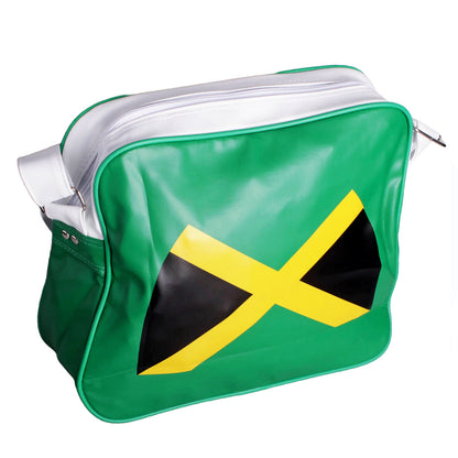 Jamaika Tasche Umhängetasche Schultertasche Handtasche Reggae Rasta Flagge Retro Festival