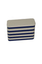 5er Set Stiftebox Silber Blau Federmäppchen Stiftedose Blechdose Stifte Schule
