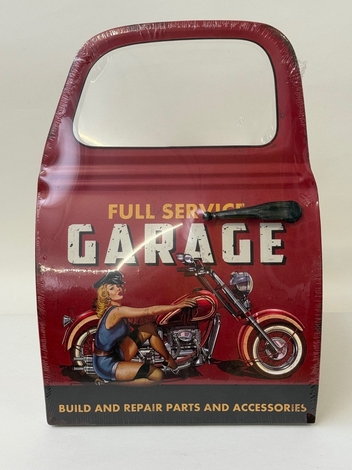 Blechschild Full Service Garage Deko Schild Werkstatt 59x41x5 xm Retro Auto Tür