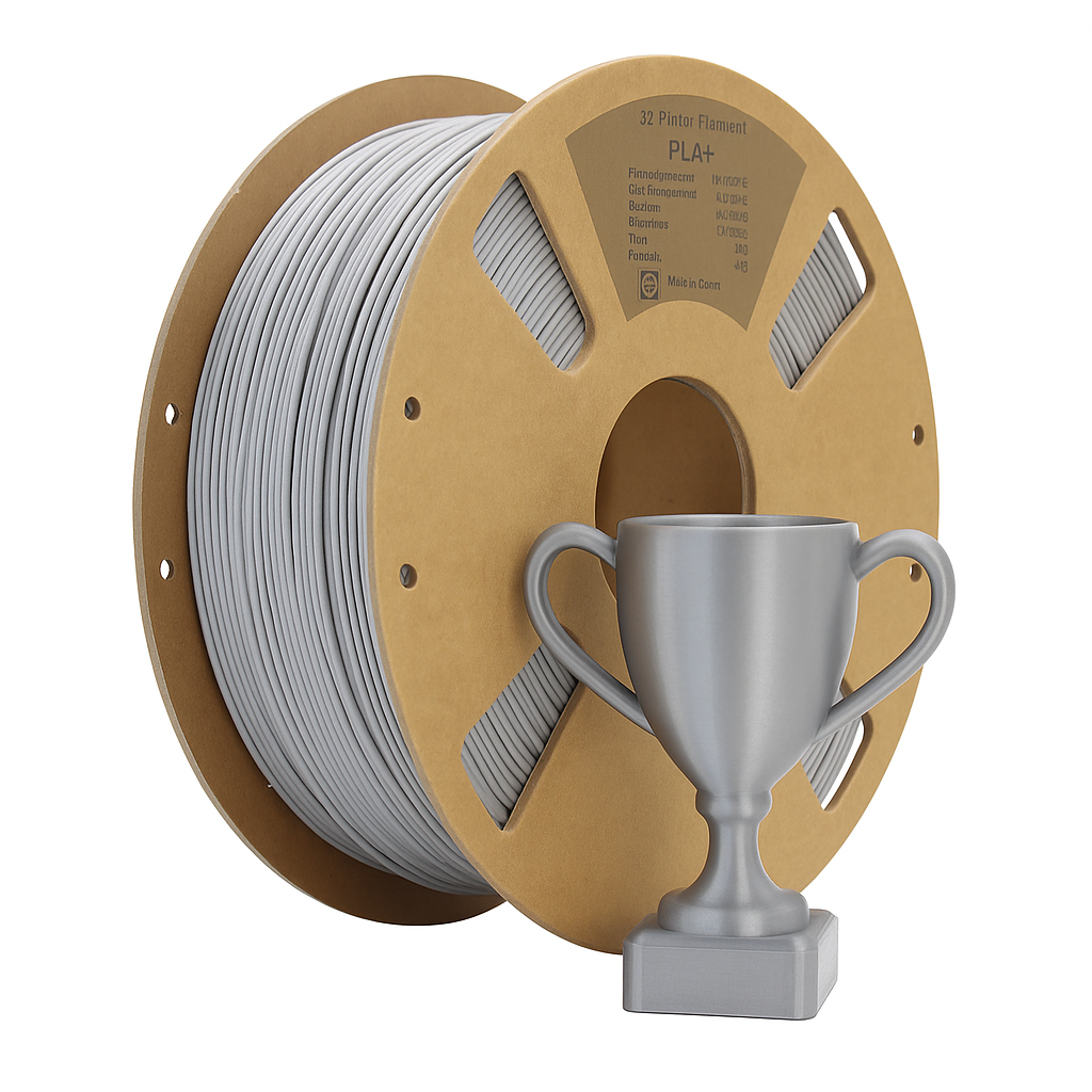 PLA + plus 3D Filament Silber 1kg pokal Drucker pla+ druckmaterial fdm material