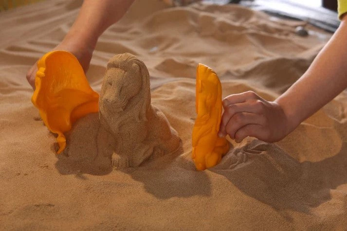 3D Sandformen Löwe & Krokodil Sandfiguren Modellieren Sand Sandkasten Strand