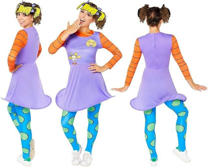 5x Nickelodeon Rugrats Angelica Kostüm Größe M Karneval Fasching Verkleidung