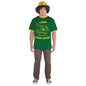 Amscan - Erwachsenenkostüm Dustin aus Stranger Things, T-Shirt, Basecap mit Perücke, Serie, Motto-Party, Karneval, Fasching