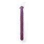 Schmale Krawatte Schwarz mit Pinken Punkten – Polka Dots Design – Herren-Accessoire in Satinoptik für Business, Party & Hochzeit