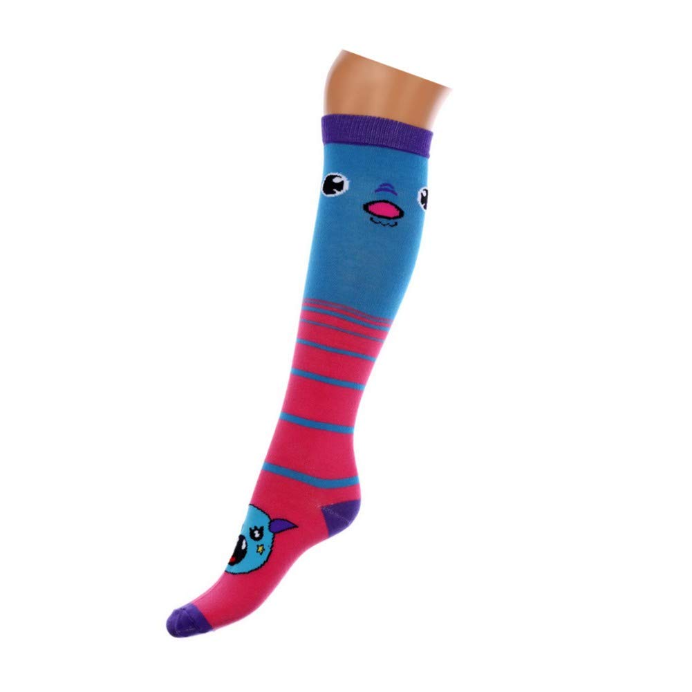 Blue Monster Overknees Dark World-Unisex-One Size