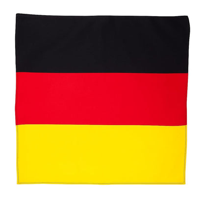 Bandana Halstuch Deutschland Flagge – Baumwolltuch Accessoire für Sport, Freizeit & Mode