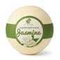 Jasmin Badebombe – Handgemachte Badekugel aus Thailand | Duftende Wellness-Geschenkidee | Sprudelnde Bubble Bath Bomb