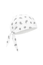 Weißes Bandana Kopftuch Paisley – Sommer Piratentuch & Biker Mütze | Unisex Stirnband mit Sonnenschutz für Rocker & Outdoor