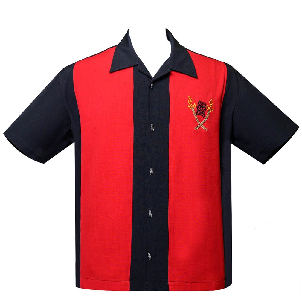 Steady Clothing Vintage Bowling Shirt - Tropical Itch Rot