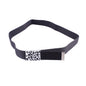 Schwarz-Weiß Totenkopf Skull Gürtel Belt – Unisex Hüftgürtel im Punk Rock Rockabilly Stil | Skull Design für Damen & Herren