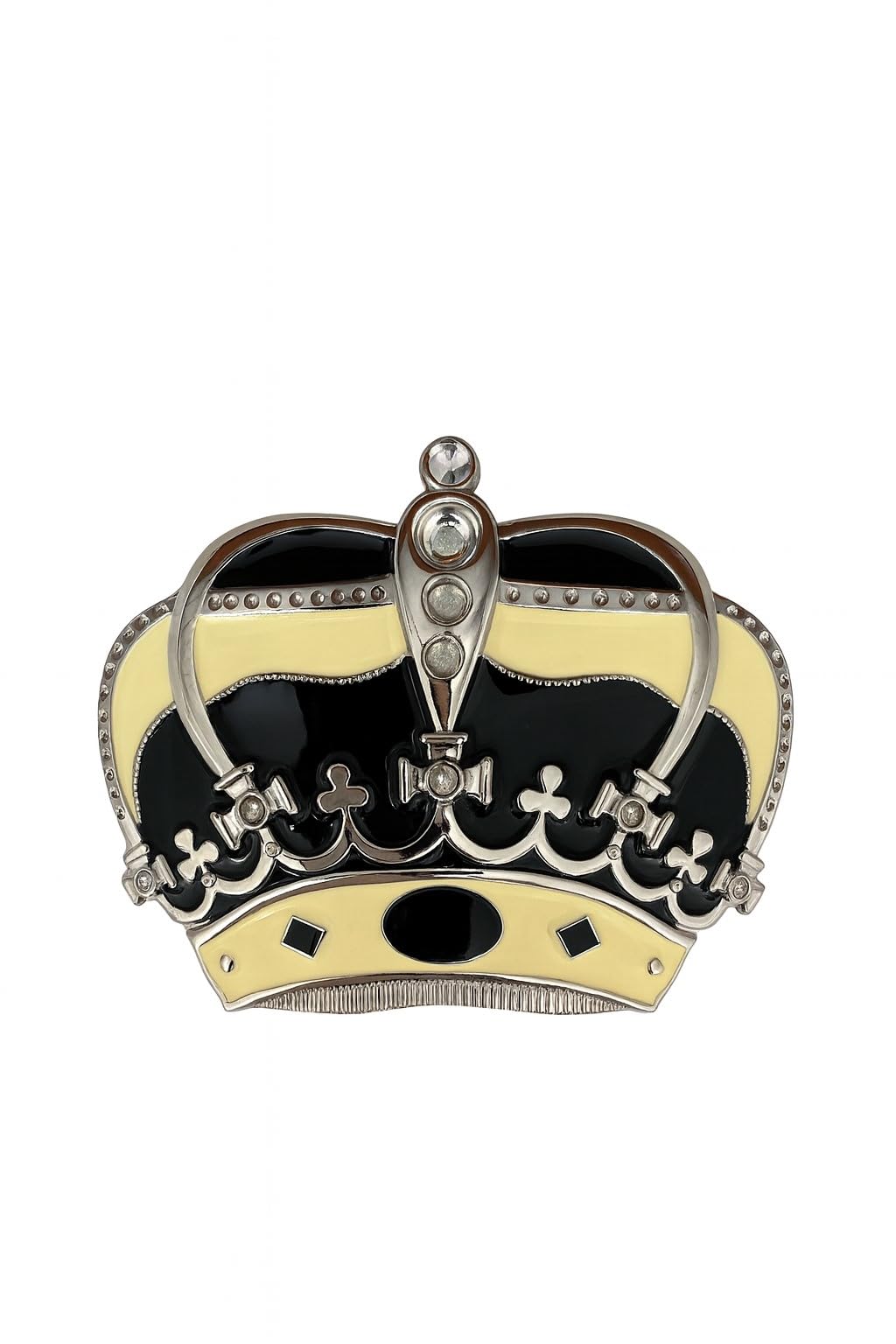 Gürtelschnalle Krone – Metall Gürtelschließe im Royal Queen Design für Wechselgürtel
