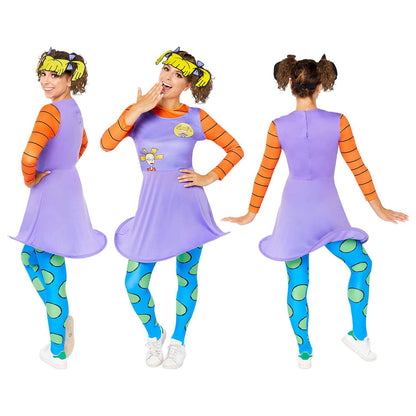 amscan Offizielles Nickelodeon Rugrats Angelica-Kostüm, Größen 36-44
