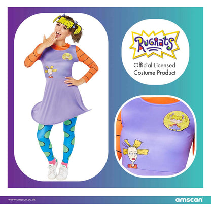 amscan Offizielles Nickelodeon Rugrats Angelica-Kostüm, Größen 36-44