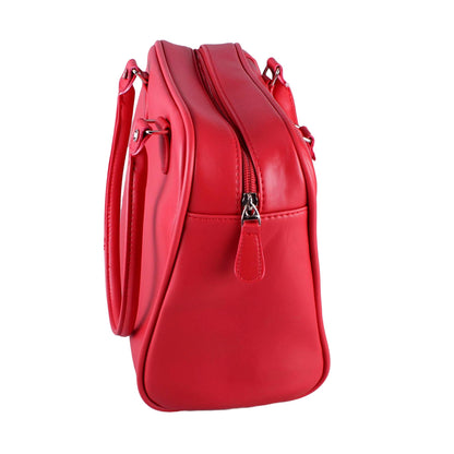 Handtasche Rot mit Che Guevara Motiv – Retro Vintage Schultertasche Handtasche | Mode Accessoire für Alltag, Festival & Streetstyle