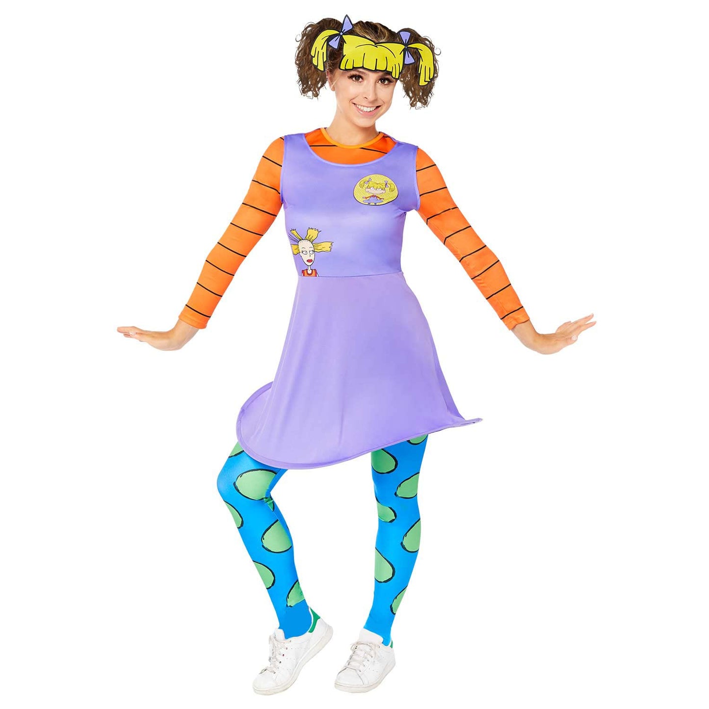 amscan Offizielles Nickelodeon Rugrats Angelica-Kostüm, Größen 36-44