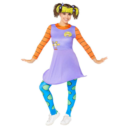 amscan Offizielles Nickelodeon Rugrats Angelica-Kostüm, Größen 36-44