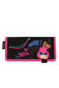 Kinder Geldbeutel Schwarz/Pink – Portemonnaie Geldbörse Wallet Punk Style – Mädchen Accessoire – robust & praktisch