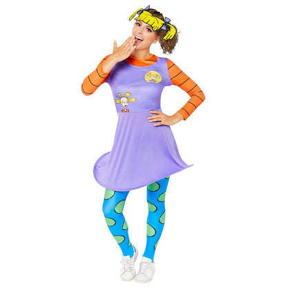 amscan Offizielles Nickelodeon Rugrats Angelica-Kostüm, Größen 36-44
