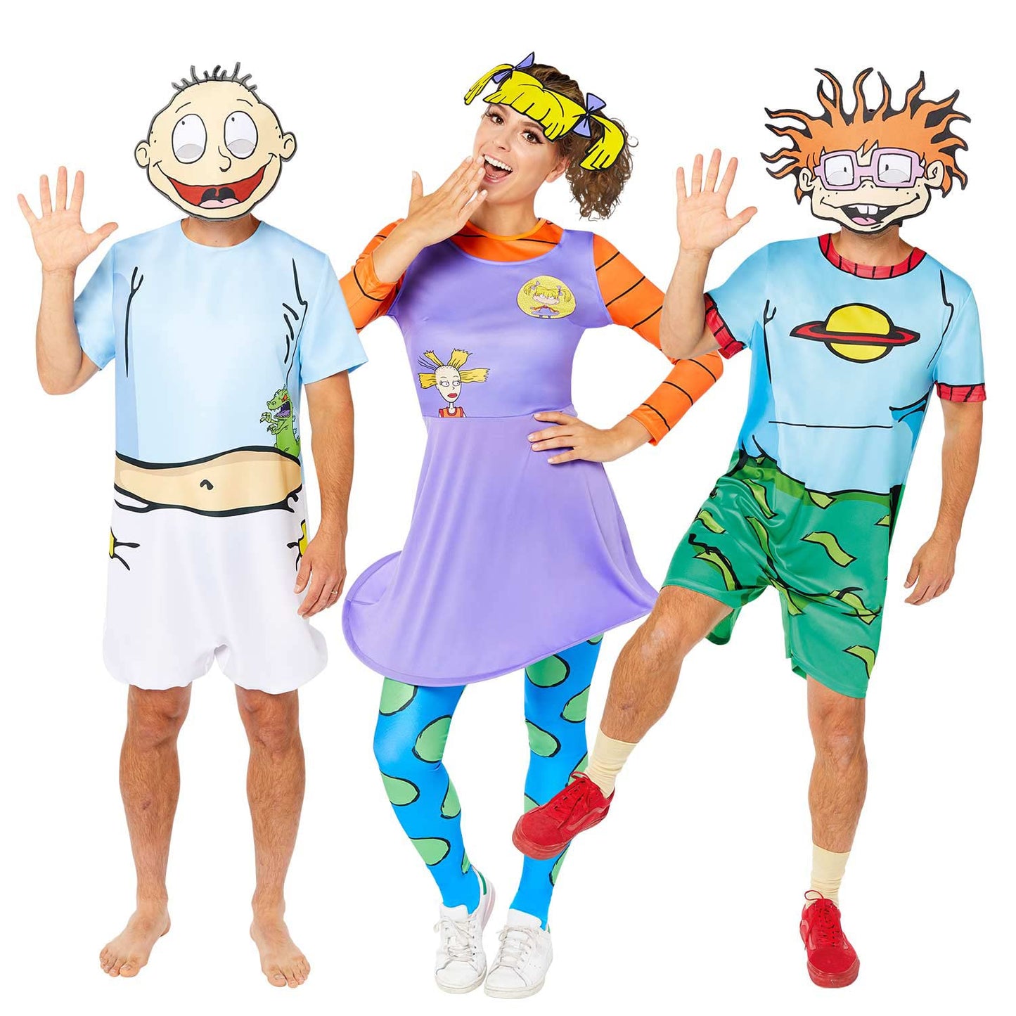amscan Offizielles Nickelodeon Rugrats Angelica-Kostüm, Größen 36-44