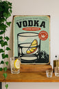 Blechschild Vintage Retro – Vodka Limited Edition – Wanddeko Schild aus Metall für Bar, Küche, Partyraum & Deko im Retro‑Look Blechschilder Bild Dekoration