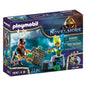 PLAYMOBIL Novelmore 70747 Violet Vale - Magier der Pflanzen nach Oben klappbare Blätter der Dschungelpflanze, Empfohlen ab 4 Jahren