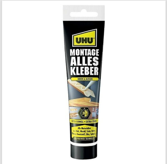 UHU Montagekleber Innen & Außen 30 Minuten 165g