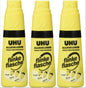 3xUHU Alleskleber Klebstoff Kleber flinke Flasche Flüssigkleber 3x 90g