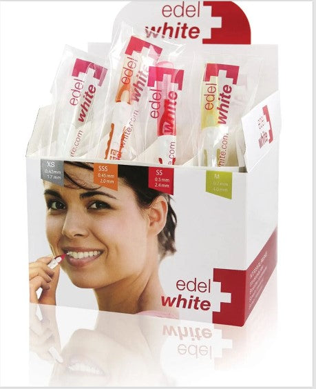 40 x edelwhite Pro Interdentalbürsten Mix Set Box Edel+White gemischte  Schweiz